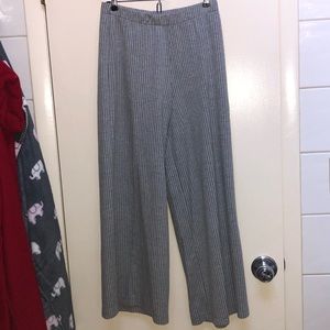 Zara wide leg cotton trouser